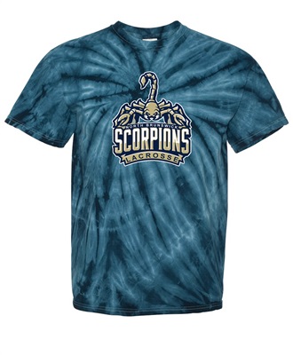 NB Lacrosse Navy Tie Dye Cotton T-shirt - Orders due Monday, April 10, 2023